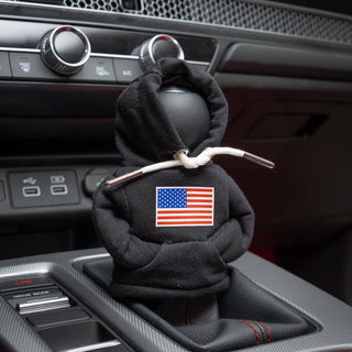 Billetworkz Shift Knob Hoodie - USA Flags