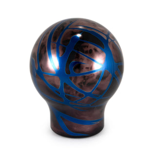 Billetworkz Shift Knob Black Smoke w/ Blue Splash Toyota GR Corolla / Corolla Hatch