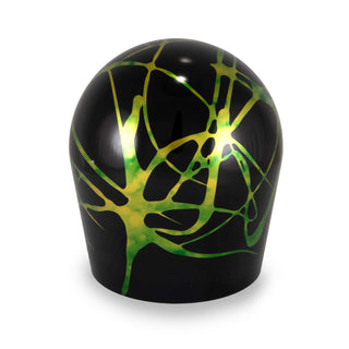 Billetworkz Short Teardrop Shift Knob Black Toxic Splash for Scion tC 5-Speed