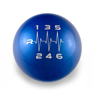 Billetworkz Weighted Shift Knob - 6 Speed Heartbeat Engraving for 2022+ BRZ/GR86