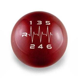 Billetworkz Weighted 6-Speed Heartbeat Engraved Shift Knob for Toyota GR Corolla and Corolla Hatch