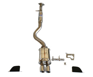 Invidia Q300 Rolled Stainless Steel Tip Catback: Toyota GR Corolla 2023+