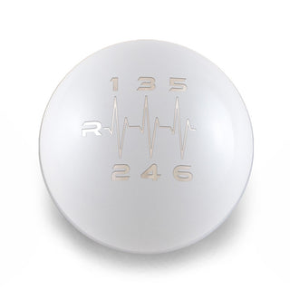 Billetworkz Weighted 6 Speed Heartbeat Engraving Shift Knob - 2013-2021 BRZ/FR-S/86