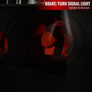 Spec D Euro Tail Lights (Dark Black): Scion tC 2005 - 2010