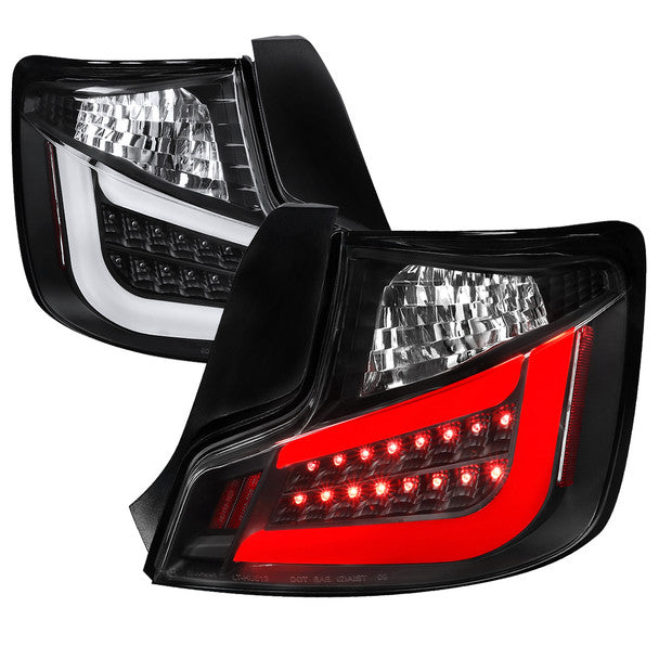 Spec D Black LED Tail Lights: Scion tC 2011 - 2013 (tC2)