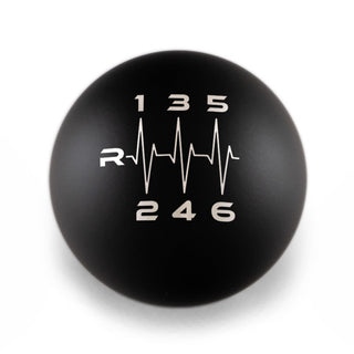 Billetworkz Weighted 6 Speed Heartbeat Engraving Shift Knob - 2013-2021 BRZ/FR-S/86