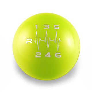Billetworkz Weighted 6-Speed Heartbeat Engraved Shift Knob for Toyota GR Corolla and Corolla Hatch