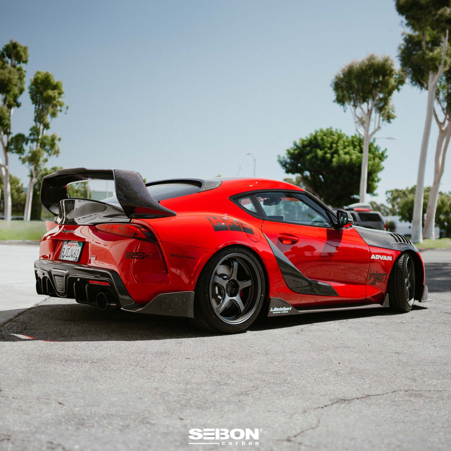 Seibon TD Carbon Fiber Rear Spoiler: Toyota GR Supra 2020 - 2025