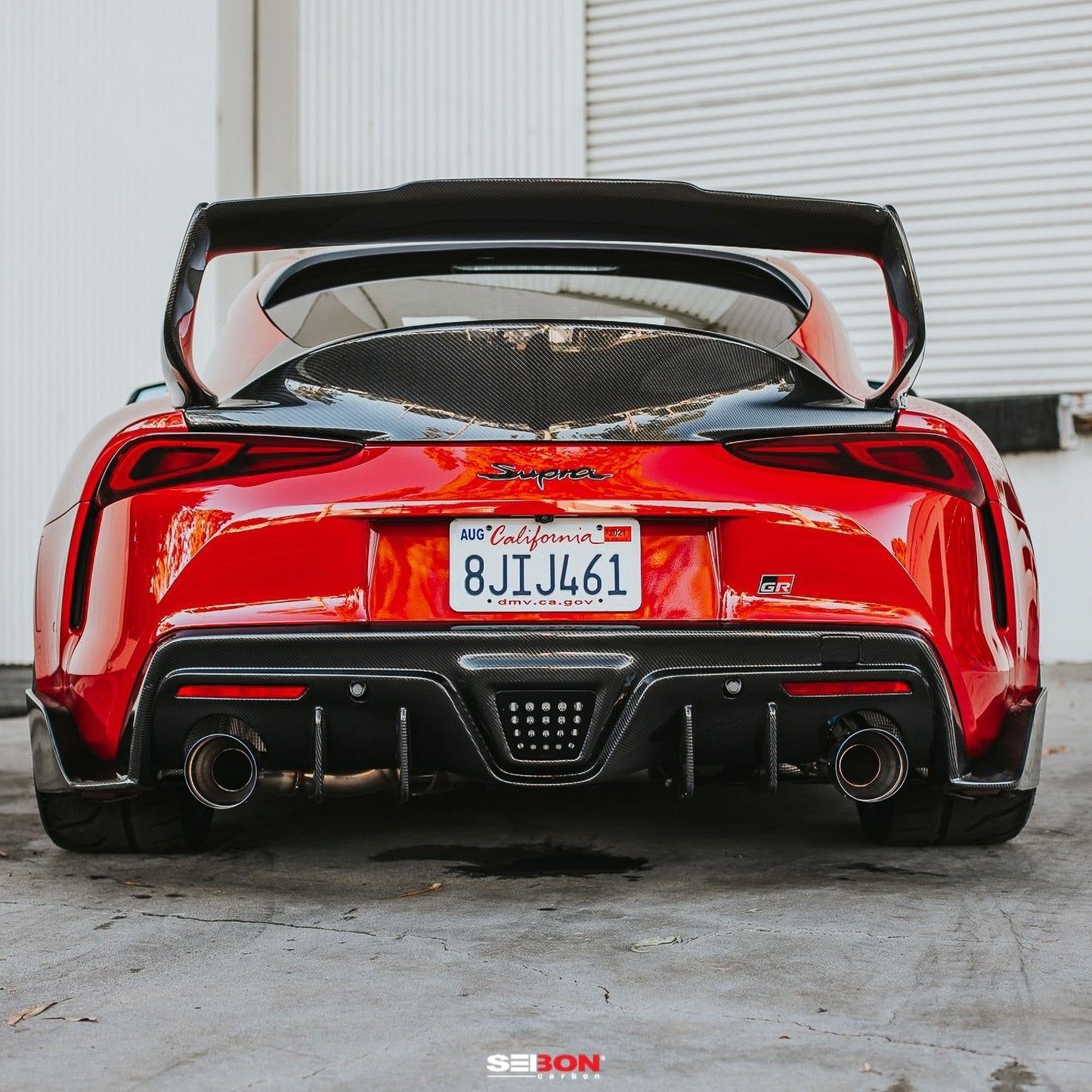 Seibon TD Carbon Fiber Rear Spoiler: Toyota GR Supra 2020 - 2025