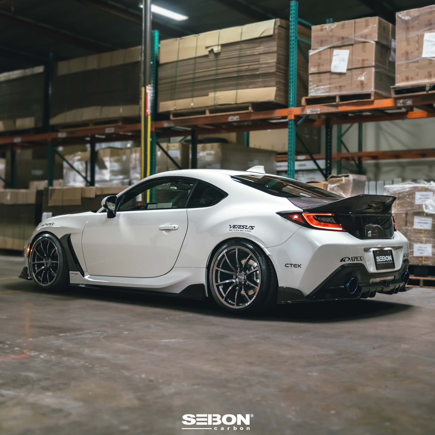 Seibon MB Carbon Fiber Rear Spoiler: Toyota GR86 & Subaru BRZ 2.4L 2022 - 2025