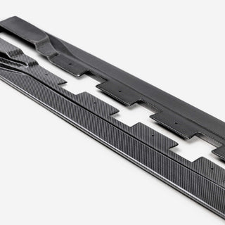 Seibon MB Carbon Fiber Side Skirts (PAIR): Toyota GR86 & Subaru BRZ 2.4L 2022 - 2026