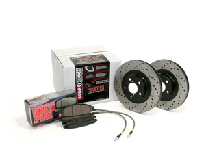 Stoptech Drilled Sport Brake Kit (Front & Rear): Scion tC 2005 - 2010