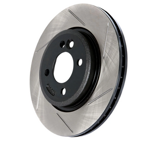 Stoptech Slotted Front Brake Rotors: Scion xA / xB 2004 - 2006