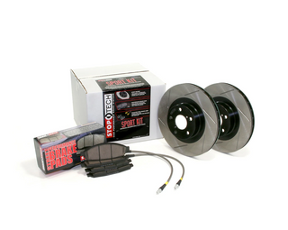 Stoptech Slotted Sport Brake Kit (Front & Rear): Scion FR-S 2013-2016; Subaru BRZ 2013-2020