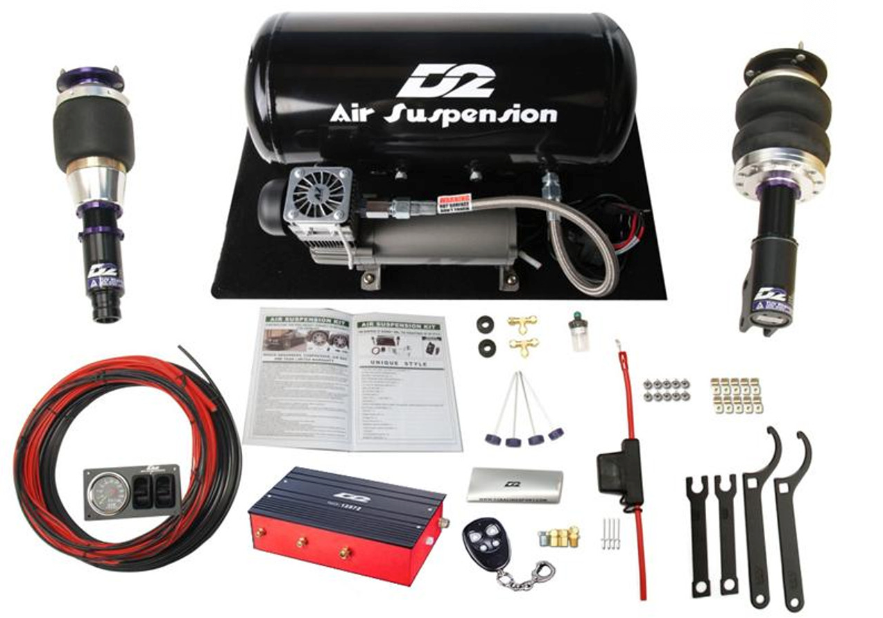 D2 Racing Air Suspension Kit: Scion FR-S 2013-2016; Toyota 86 2017-2020; Subaru BRZ 2013-2020