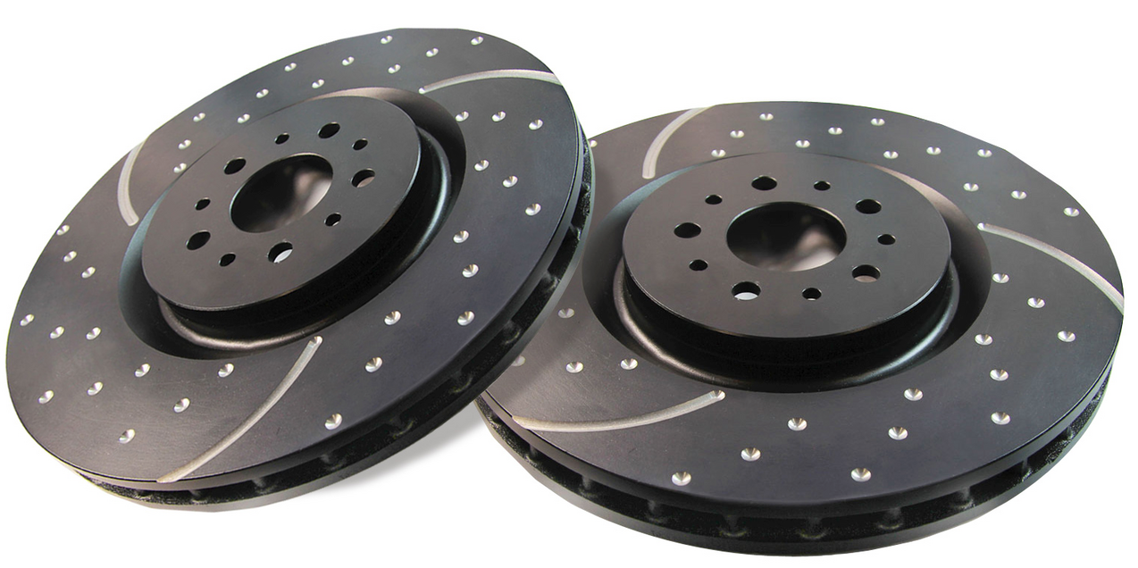 EBC 3GD Dimpled & Slotted Front Brake Rotors: Scion iQ 2012 - 2016