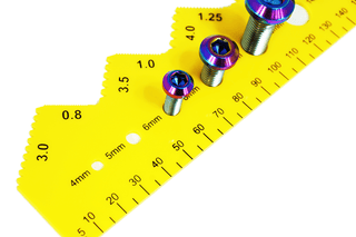 ZSPEC Metric Bolt & Fastener Thread Measuring Gauge L-Shape