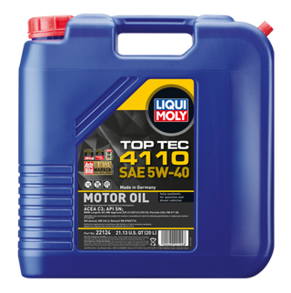 LIQUI MOLY 20L Top Tec 4110 Motor Oil SAE 5W40