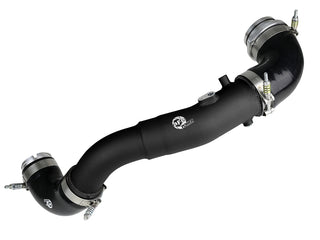 AFE BladeRunner Aluminum Hot Charge Pipe (Black): Toyota GR Supra 3.0L Turbo 2020 - 2024