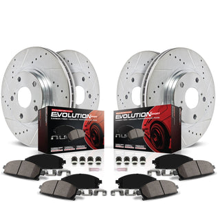 PowerStop Z23 Evolution Sport Brake Kit (FRONT AND REAR): Scion tC 2005 - 2010