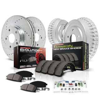 PowerStop Z23 Evolution Sport Brake Kit (FRONT AND REAR): Scion xA 2004 - 2006 & Scion xB 2004 - 2006