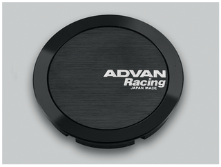 Advan Full Flat Center Cap 73mm Black: Fits Most Models