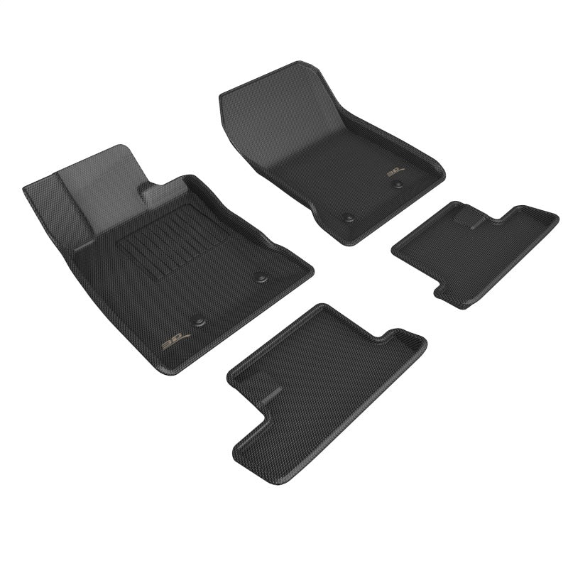 3D MAXpider Kagu Floormats (FRONT AND REAR): Scion FR-S (13-16), Subaru BRZ (13-20) & Toyota 86 (17-20)