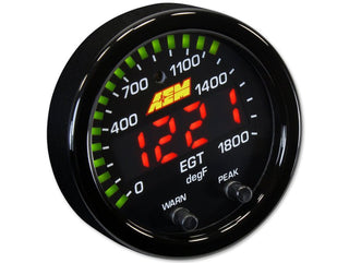 AEM X-Series Exhaust Gas Temperature Gauge 52mm: Fits Most Models