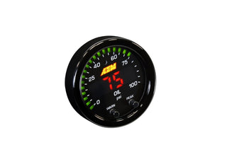 AEM X-Series Oil Pressure Gauge: Fits Most Models