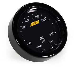 AEM X-Series Oil Pressure Gauge 0-150psi 52mm: Fits Most Models