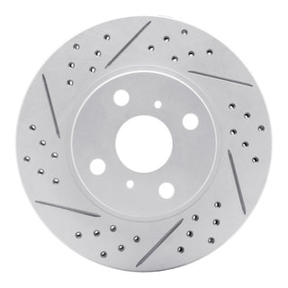 DFC 06-19 Scion IQ Front Left Drilled & Slotted Geoperformance Rotor