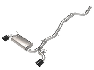 Takeda Cat-Back Exhaust System (w/ Black Tips): Toyota GR Supra 2.0L Turbo 2021 - 2024