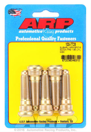 ARP Wheel Stud Kit 1.95 In Length 5 Pack: Most Subaru Models