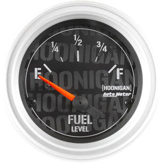 Autometer Hoonigan Fuel Level Gauge: Fits Most Models