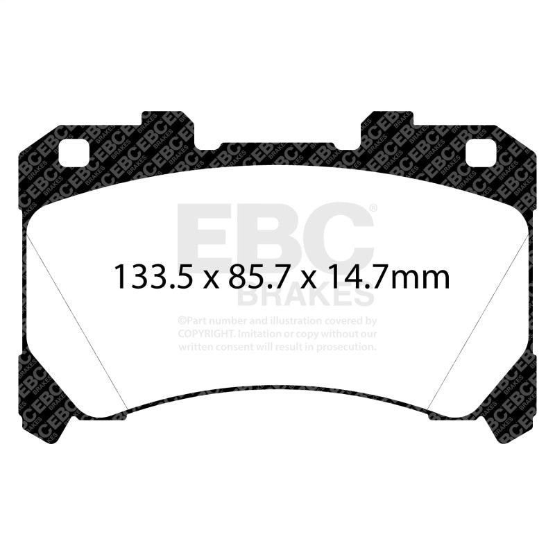 EBC 2023+ Toyota GR Corolla Yellowstuff Front Brake Pads