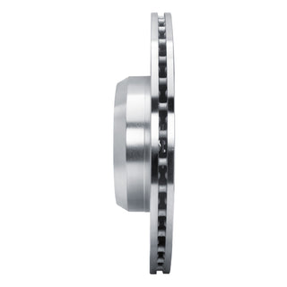R1 Concepts Drilled & Slotted Silver Brake Rotor (FRONT LEFT): Toyota GR Supra (20-26)