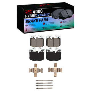 DFC 4000 HybriDynamic Brake Pads and Hardware Kit: Toyota GR Supra (20-26) (4000-1867-01)