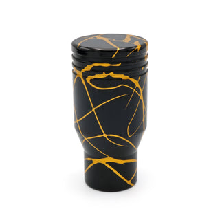 Billetworkz Black with Gold Splash Shift Knob No Engraving Fitment 2013-2021 BRZ/FR-S/86