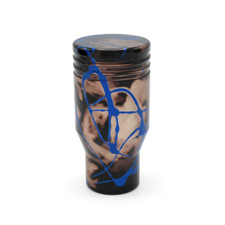 Billetworkz Shift Knob Black Smoke with Blue Splash No Engraving 2013-2021 BRZ/FR-S/86