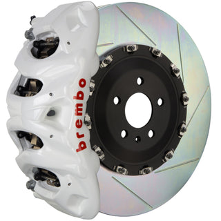 Brembo 19+ Z4 20+ Supra Front GT BBK 6 Piston Cast 380x34 2pc Rotor Slotted Type1-White