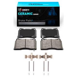 R1 Concepts R1 Ceramic Pads & Hardware Kit (FRONT): BRZ/FR-S/86
