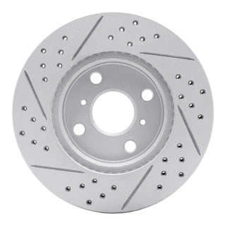 DFC 06-19 Scion IQ Front Right Drilled & Slotted Geoperformance Rotor