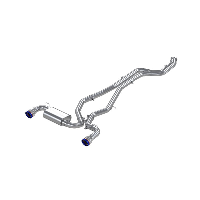 MBRP Cat Back Exhaust System (Active Profile w/ Titanium Tips): Toyota GR Supra 3.0L Turbo 2020 - 2024