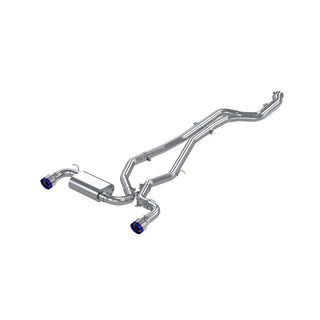 MBRP Cat Back Exhaust System (Active Profile w/ Titanium Tips): Toyota GR Supra 3.0L Turbo 2020 - 2024