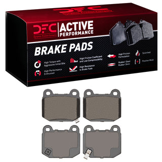 DFC Rear Active Performance Pads (Low Metallic): BRZ/FR-S/86
