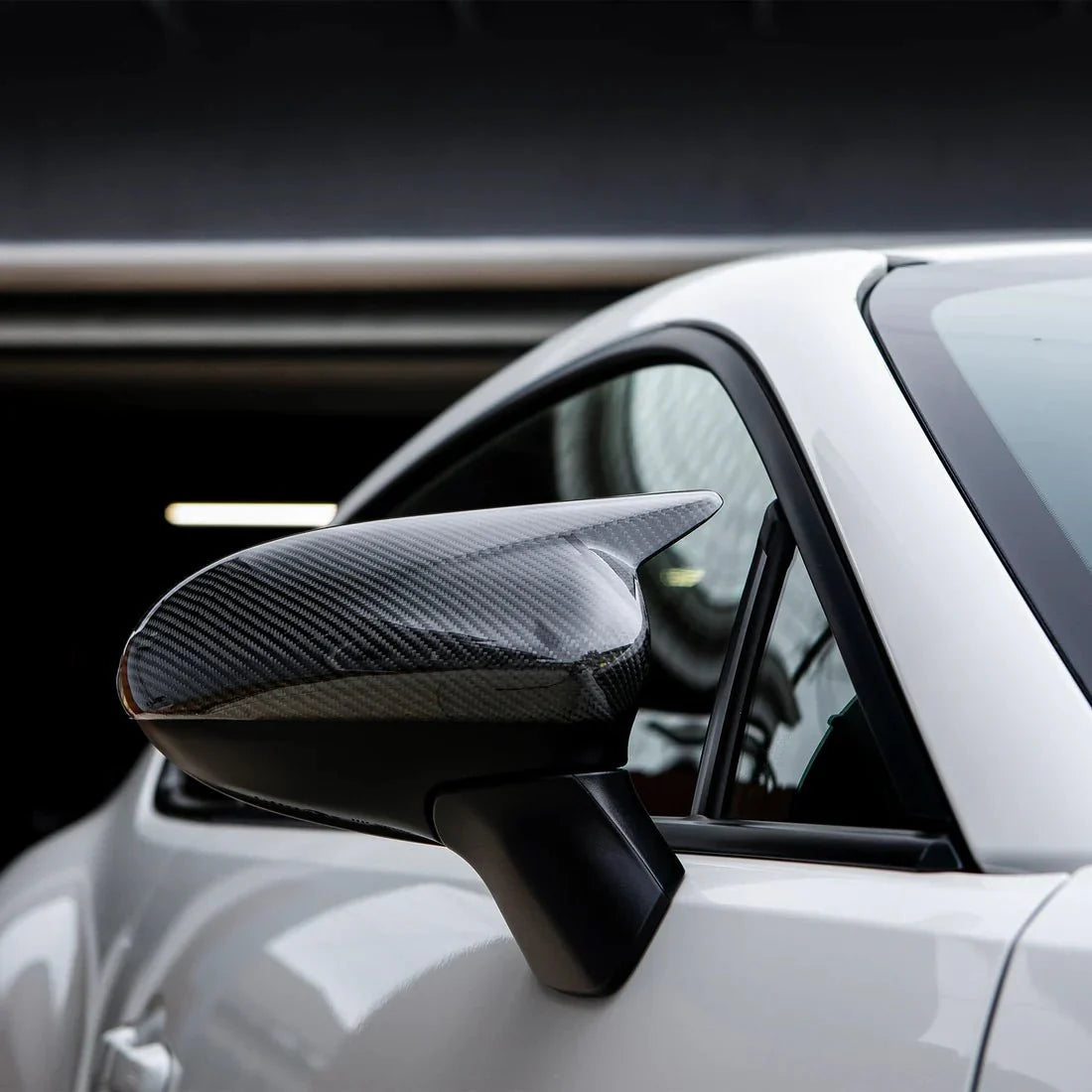 Compressive Tuning Carbon Fiber Mirror Caps: Subaru BRZ 2022 - 2024 & Toyota GR86 2022 - 2024