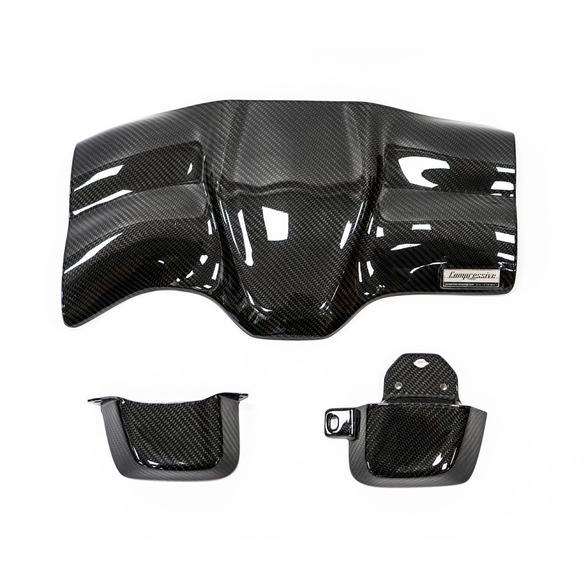 Compressive Tuning Carbon Fiber Intake Manifold Cover w/ Pulley Cover Addon: Subaru BRZ 2022+ & Toyota GR86 2022+
