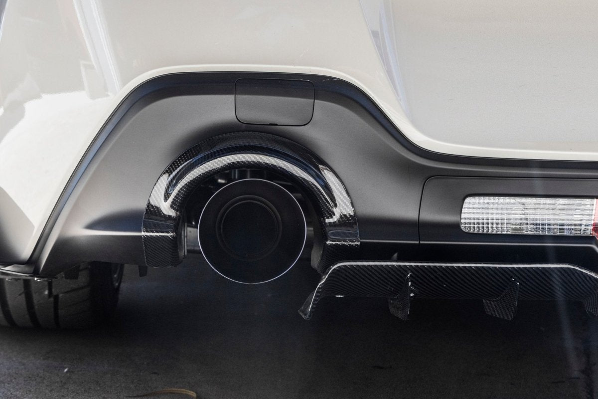 Compressive Tuning Carbon Fiber Exhaust Heat Shield Pair: Subaru BRZ 2022 - 2024