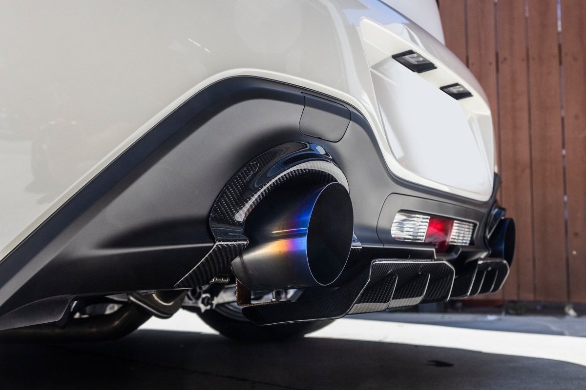 Compressive Tuning Carbon Fiber Exhaust Heat Shield Pair: Subaru BRZ 2022 - 2024