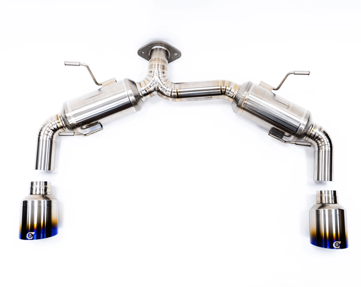 Compressive Tuning Zenkai Ti-S Titanium Muffled Axle Back Exhaust: Subaru BRZ 2022 - 2024 & Toyota GR86 2022 - 2024